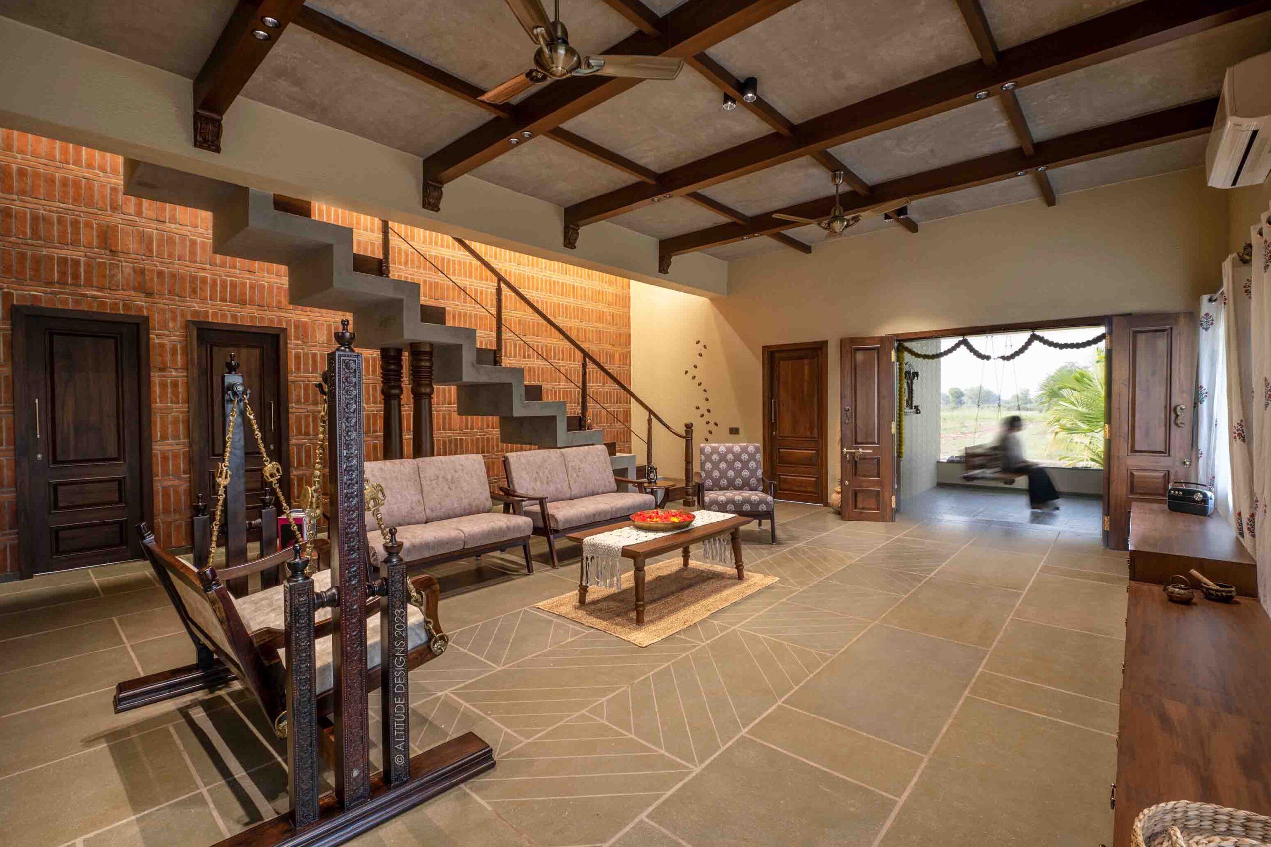 A residence shaped through layered privacy, light, and calm spatial ...